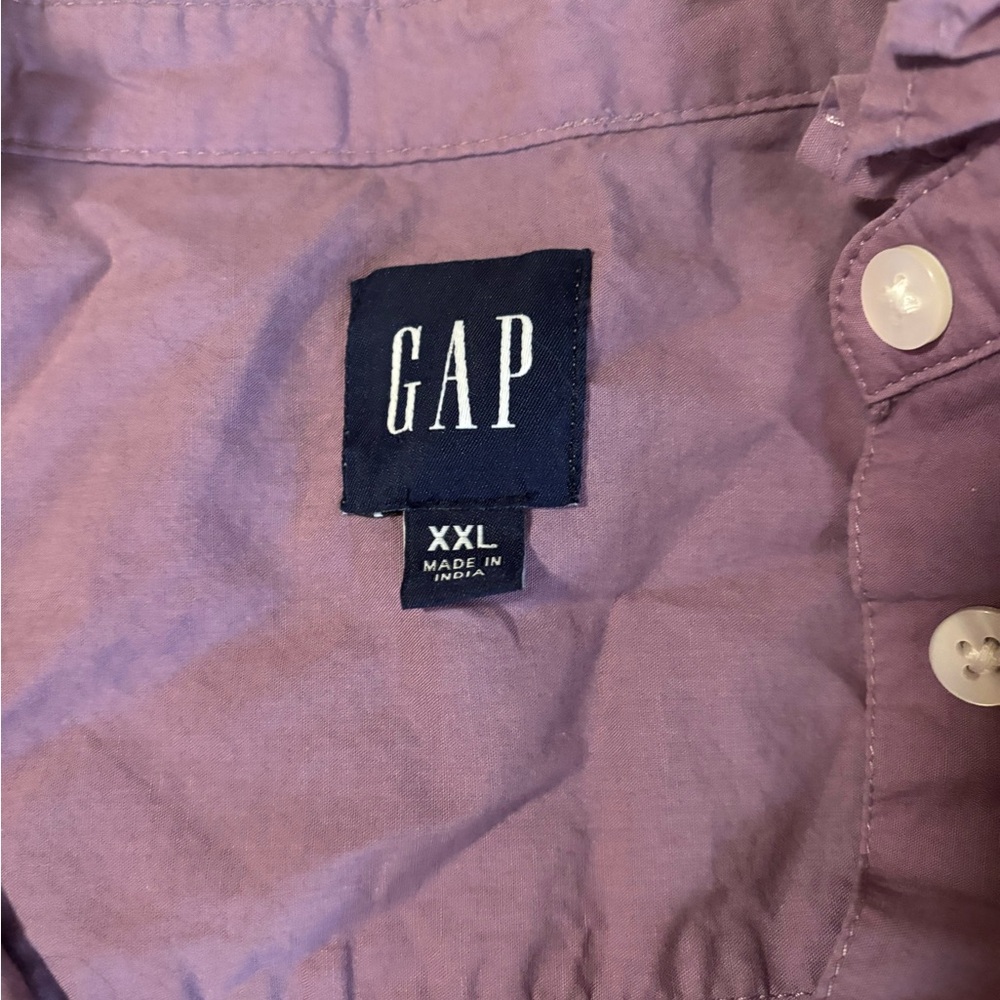 GAP Purple Eyelet Midi Dress - Picture 4 of 7